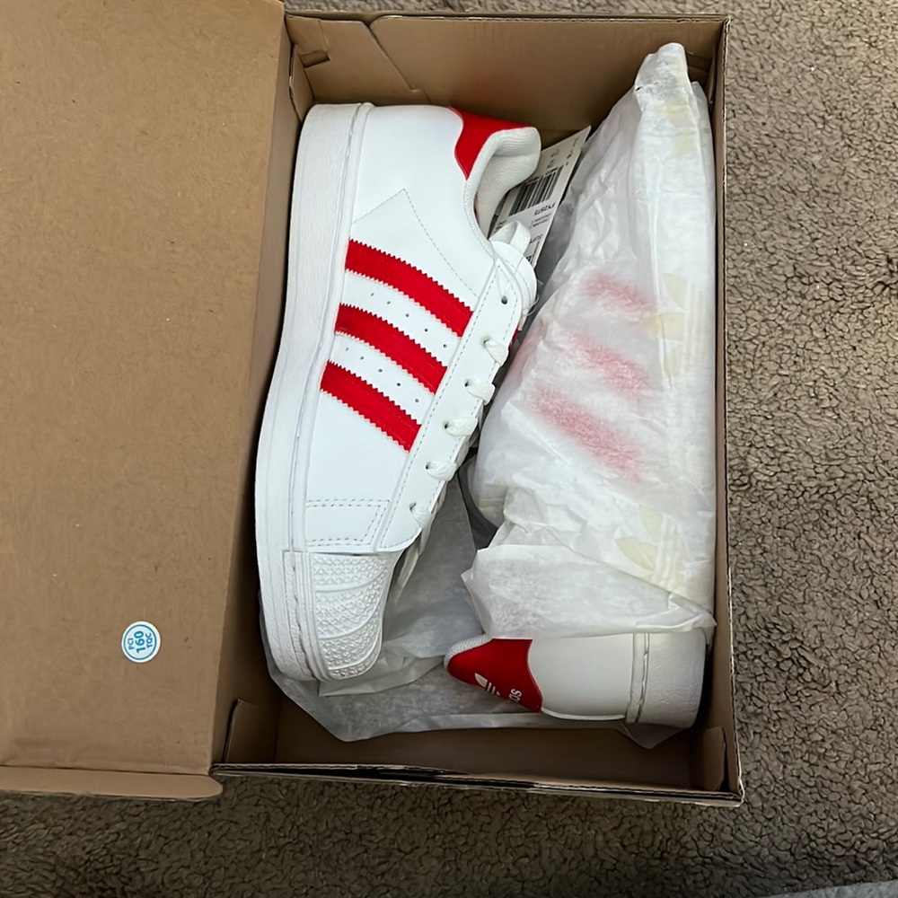 red adidas